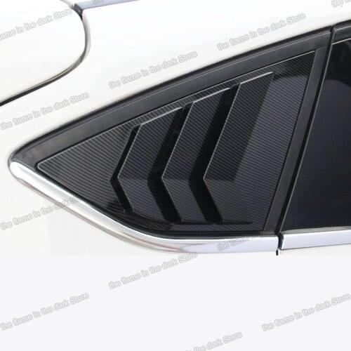 Lsrtw2017 Carbon Fiber Car Rear Window Triangle Shutter Panel Styling for Ford Focus Mk3 2012 2013 2014 2015 2016 2017 2018 Auto