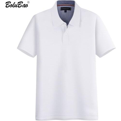 BOLUBAO Summer New Men Casual Polo Shirts Trendy Brand Mens Breathable Polo Shirt Solid Color Short Sleeve Polo Shirt Tops Male