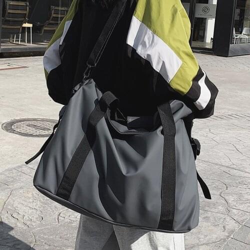 Trendy Fashion Mens Travel Bag Oxford Cloth Waterproof Large Capacity Shoulder Bag 2021