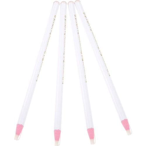 4pcs/set Sewing Invisible Marking Pencil Water Dressmakers Tailors Chalk Wood Pen 17cm/6.69inch Marker No Need Sharpen Hicello