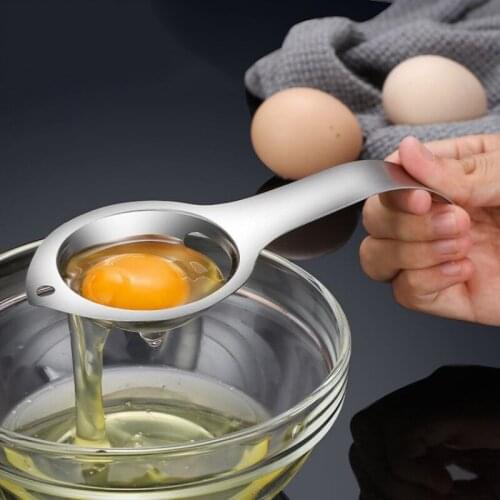 Stainless Steel Yolk Egg White Separator Protein Filter Albumen Kitchen Cooking Baking Egg Gadgets Egg Tools
