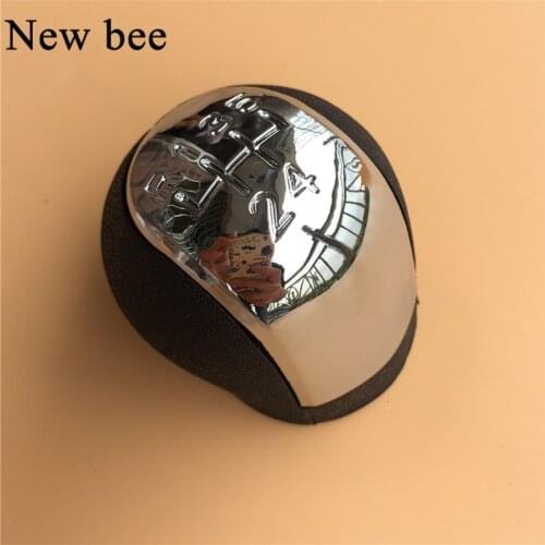 Newbee 5 / 6 Speed GEAR STICK SHIFT KNOB GEAR LEVER SHIFTER KNOB For OPEL VECTRA C SIGNUM 2002 2003 2004 2005 Chrome Car Styling