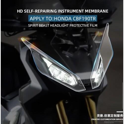Spirit Beast Motorcycle Smoke Fog Light Headlight HD film Anti-scratch protection TPU Sticker Accessories For Honda X-ADV750