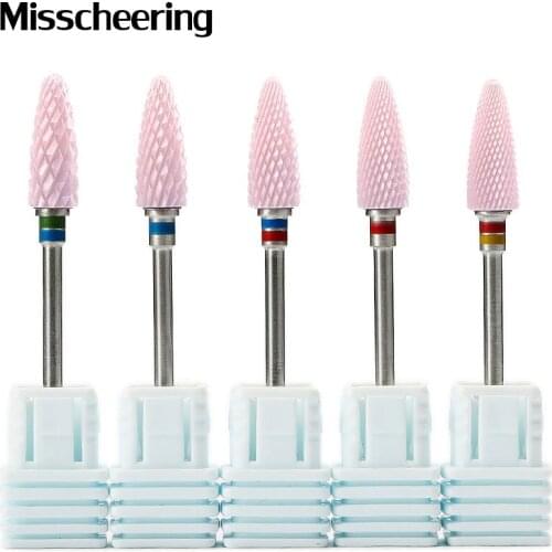 Top Quality Ceramic Nail Drill Bits For Electric Drilling Manicure Machine Accessories Nail Files Cutter Pedicure Nail Art Tools