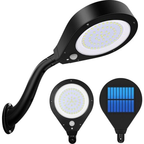 SZYOUMY 61 LED Solar Wall Light with Motion Sensor 360°Adjustable Heads 270°Wide Angle IP65 Waterproof for Garden