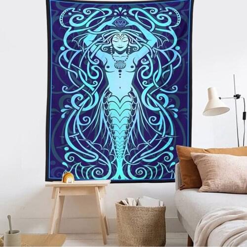 Tarot goddess tapestry Divination home decoration witchcraft tapestry goddess wall decoration Hippie Bohemian decorative sofa