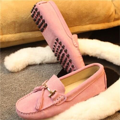 High Quality New 2021 Casual Womens Shoes Genuine Leather Women Loafers Moccasins Fashion Slip On Women Flats Shoes