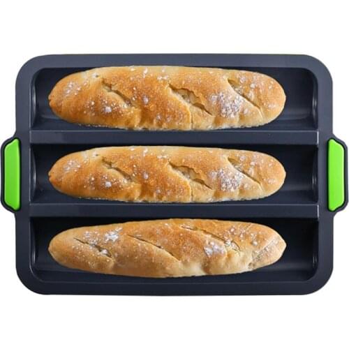 1pc Loaf Pan Toast Bread Mold Cake Mold Silicone Loaf Pastry Baking Bakeware DIY Non Stick Pan Baking Supplies for French Bread