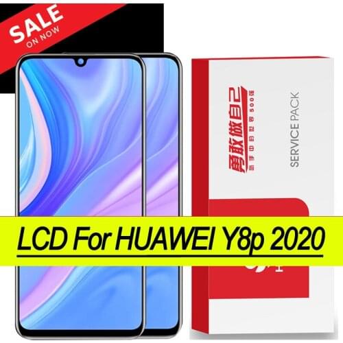 100% Original 6.3" For Huawei Y8p 2020 LCD AQM-LX1 Y8P Display Enjoy 10s LCD Touch Digitizer Screen AssemblyFor Huawei P Smart S