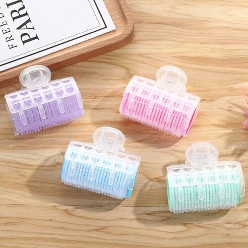 3pcs/lot Hair Rollers Bang Roll Curler Hair Curler Plastic Self-adhesive Hair Curling Hairdressing Tool Girl Beauty Styling Tool