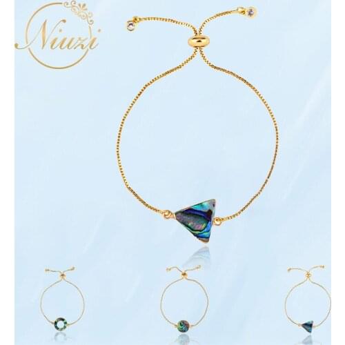 Round Triangle Geometric Bracelets For Women Pulling Type Carved Pendants Bracelet Female Friendship Jewelry Party Matching Hot