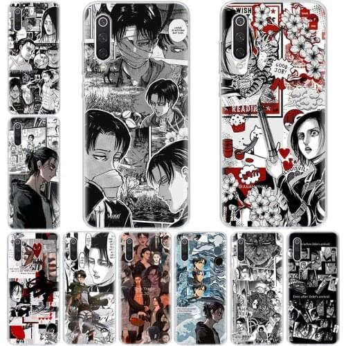 Hot Anime Attack on Titan Eren Yeager Phone Case For Xiaomi Redmi Note 10 9S 8T 9 8 7 6 5 Pro S2 9C 9A 8A 7A 6A 5A K30 K20 Cover