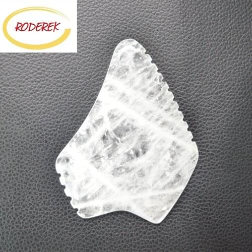 Clear Quartz Guasha, Back Scratcher, Body Massagers, Gua Sha Massage Tool for Health Tool