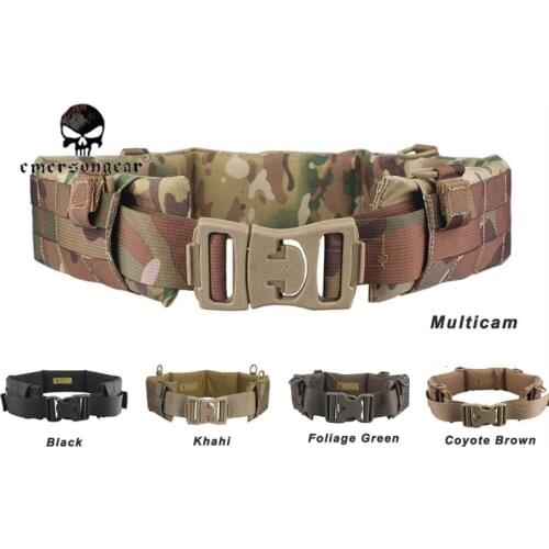 EmersonGear Tactical Belt MOLLE Padded Patrol Belt Combat Belt