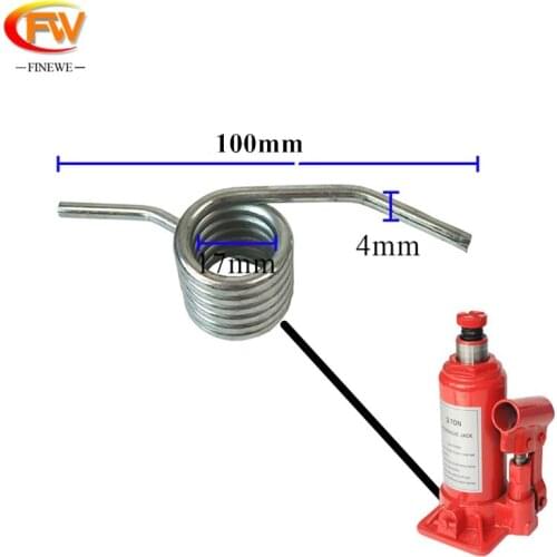 FINEWE 1pcs/lot 3T horizontal jack repair parts 3.5 tons 4T hydraulic jack return spring handle torsion spring