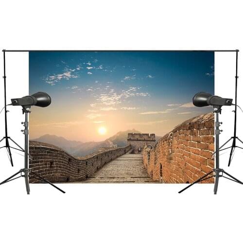 Majestic Spectacular Great Wall of China Background Natural Scenery Photo Studio Backdrop 150x220cm Photography Backdrops Wall