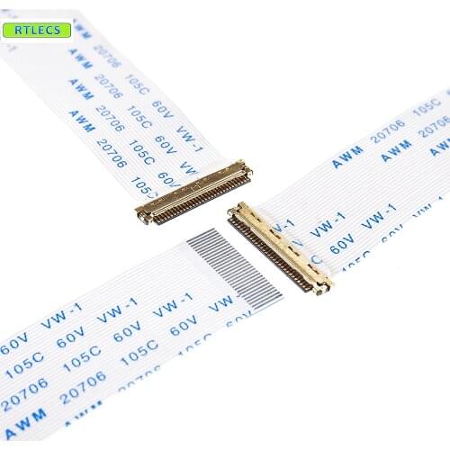 20pcs I-PEX 20453-030 Flexible Flat Ribbon Cable FFC FPC 30 Pin 0.5mm pitch 10'' 14.1''15.6'' 17'' EDP Panel Same Contact Sides
