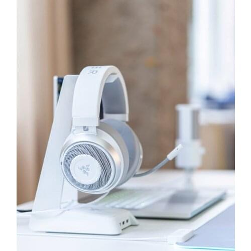 Original Razer KRAKEN Mercury wired gaming headphone 7.1 channels 3.5MM Multi platform music game headset for PC mobile phone