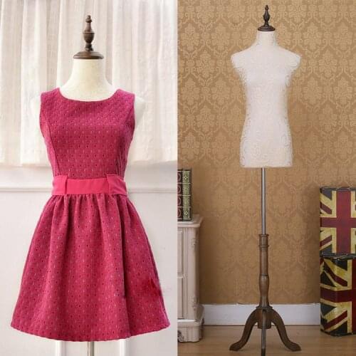 Lace Fabric Cover Half Female Mannequins China Triditional Cover Adjustable Tailoring Mannequins