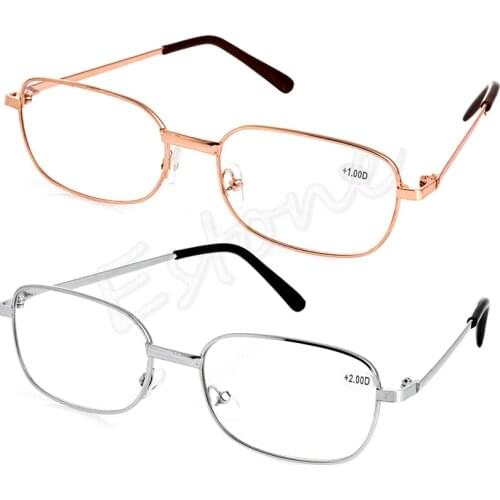 Metal Anti-fatigue Reading Glasses +1.00 1.50 2.00 2.50 3.00 3.50 4.00 Diopter