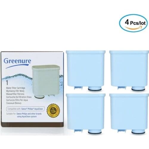 Pack of 4 CMF009 coffee machine water filter replacement parts, suitable for Philips Saeco AquaClean CA6903/ 10/00/01/22/47
