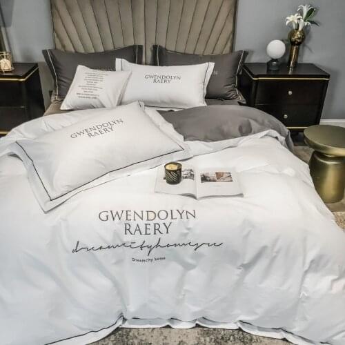 Luxury Duvet Cover White Bed Linen Cotton Bed Sheet Pillowcase Bedding Set Nordic Quilt Cover Queen Size Duvet Covers 220x240