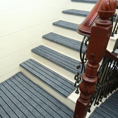 13Pcs/Set Self-adhesive Stair Pads Carpet Anti-slip Rugs Carpet Mat Sticky Bottom Repeatedly-use Safety Pads Mat Home Hotel