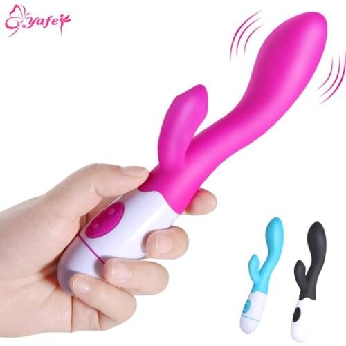 Silicone 30 Speeds G-spot Dildo Vibrators Rabbit Vibrator Penise Clitoris stimulator Flexible Anal Massage Sex Toys for Woman