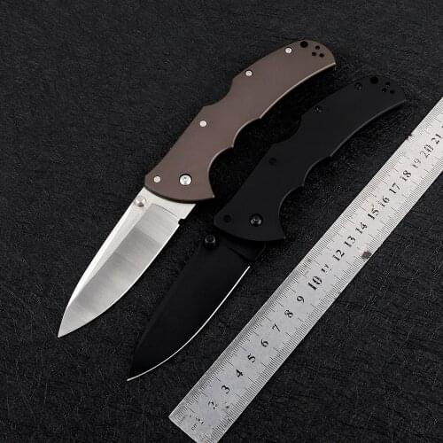 Folding knife with aluminum blade, new Code 4 Mark S35VN, aluminum handle, for hunting and camping survival