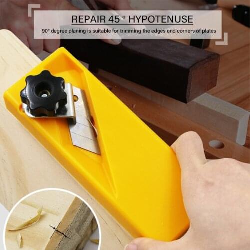Manual Woodworking Planer Gypsum Board Trimmer Carpenter Chamfer Tool Right-angle Flat-angle Manual Table Edge Trimmer