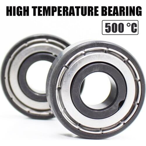 High Temperature Bearing 6206ZZ 6207ZZ 6208ZZ 6209ZZ 6210ZZ ( 2 Pcs) 500 Degrees Celsius Full Ball Bearing