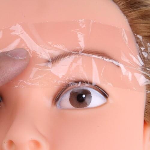 1 Roll Transparent Tattoo Plastic Cover Barrier Cling Film Eyebrow Lips Makeup Tattoo Protect Accessories
