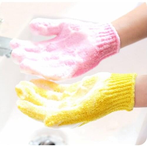 1PCS Skid Resistance Body Sponge Bath Massage Of Shower Bath Scrub Gloves Shower Exfoliating Bath Gloves Shower Scrubber