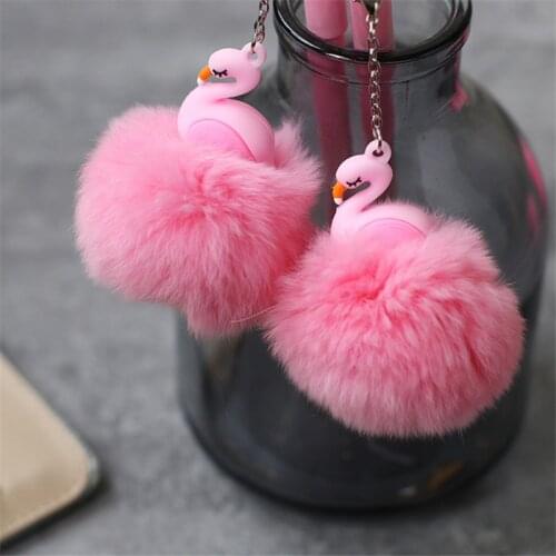 1pcs Flamingo Pen Birthday Party Decorations Kids Flamingo Plush Pendant Baby Shower Flamingo Party Wedding Gift for Guest-S