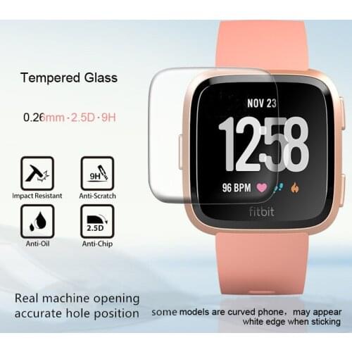 2PCS 3D FOR Fitbit Versa Watch Tempered Film FOR Fitbit Versa Smart Watch Tempered Film Sports Film