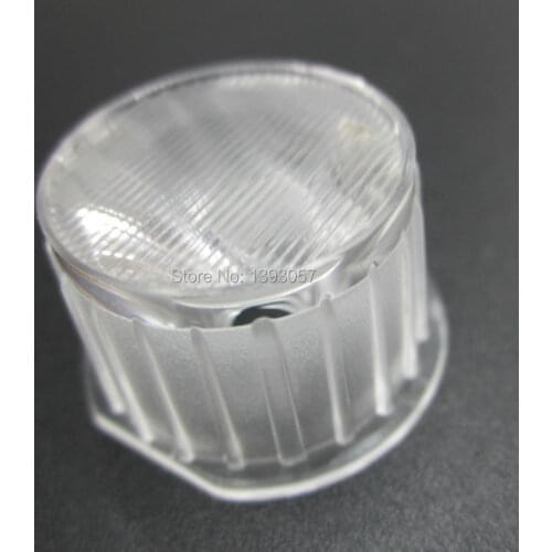 20pcs/lot 1W 3W waterproof Stripe Lenses Holder 15 30 45 60 90 120 Degree, Optical PMMA LED Lenses For Wall Washer Lamp
