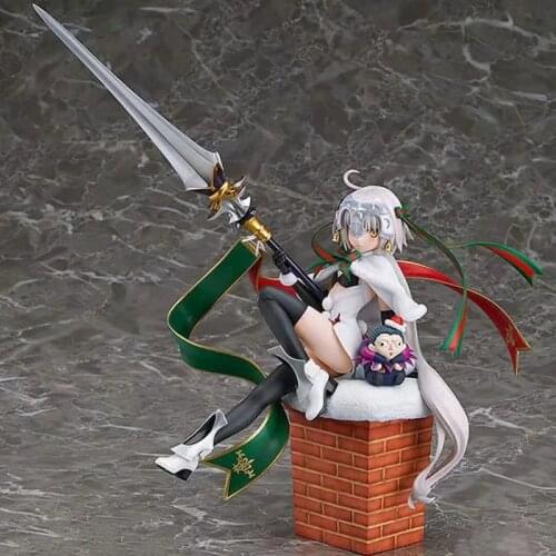 27cm Fate/Grand Order Anime Figure Lancer/Jeanne d'Arc Alter Santa Lily Action Figure Christmas Lily Lancer Figurine Model Toys