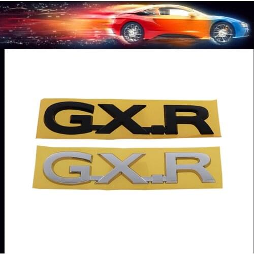 3D Premium GXR GX-R car Engine Hood Fender trunk Rear Bonnet Nameplate Decal Emblem Badge Sticker for Land Cruiser Prado Tundra