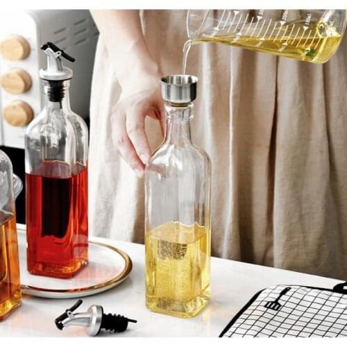 5PCS Mulitfunctional Stainless Steel Funnel Portable Funnel Universal Funnel Kitchen Funnel Liquid Funnel Kitchen Tools 2 Inches