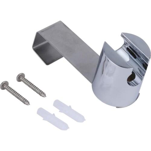 Stainless Steel+ABS Holder Hook Hanger For Hand Shower Bathroom Toilet Spray Gun Socket Toilet Bidet Sprayer Brushed Nickel