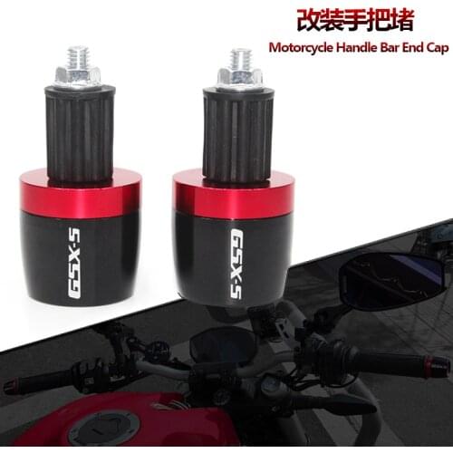 For SUZUKI GSXS GSX-S 125 150 750 1000 F ABS GSXS750 GSXS1000 Motorcycle 7/8" 22MM Handlebar Hand Grips Handle Bar End Cap