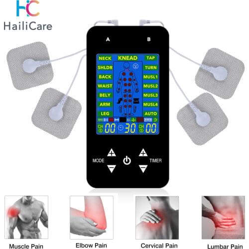 4 Models Electric herald Tens Muscle Stimulator Ems Acupuncture Body Massage Digital Therapy Machine Electrostimulator