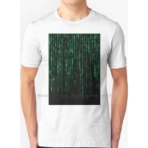 The Matrix Code T Shirt 100% Pure Cotton Matrix The Matrix Neo Code Keanu Reeves