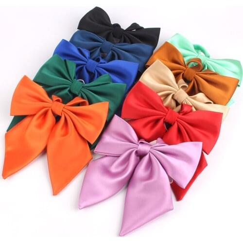 Solid Bowtie Casual Bow tie For Women Uniform Butterfly Bow knot Girls JK Bow Ties Cravat Children Bowties Shirt Neck Wear