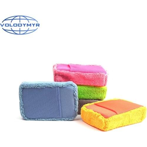 Wash Sponge Block Mitt Wheel Cleaner Car Brushes for Detailing Carwash Auto Cleaning Detail Quick Detailer Accessories Interior