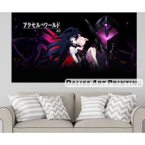 Canvas Anime Accel World Pictures Home Decoration Paintings Poster HD Prints Wall Art Modular Living Room Framed
