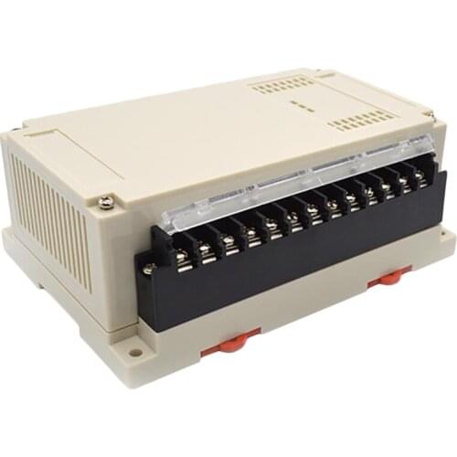 1 Piece Electronics Enclosure Din Abs Plastic Project Enclosure Control Case Rail Din Connectors Box