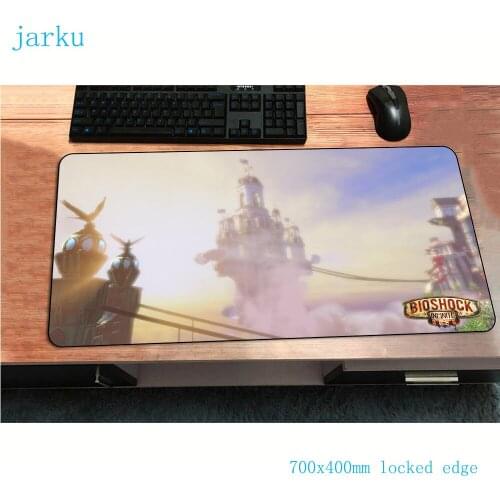 Bioshock mouse pad gamer 3d 700x400x2mm notbook mouse mat gaming mousepad large office pad mouse PC desk padmouse mats