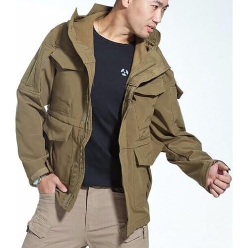 M65 Army Military waterproof Jacket Tactical Outdoor Windbreaker Men Winter Thermal Flight Polit Coat Sport suits Hooded Clothes