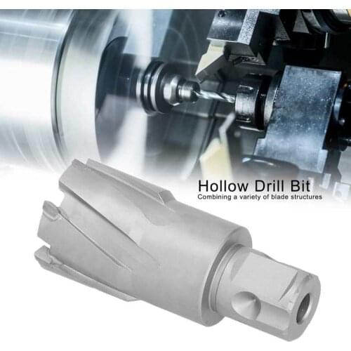 Metal Hollow Core Bit CU35S-32 32mm-35mm Hardware Accessory Cutting Tool Hard Alloy for Vertical Table Machines